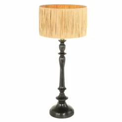 Bois Lampe à poser Luminaires Steinhauer Noir, 1 lumière