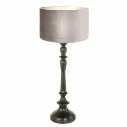 Bois Lampe à poser Luminaires Steinhauer Noir, 1 lumière