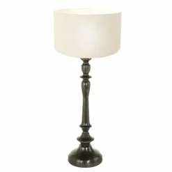 Bois Lampe à poser Luminaires Steinhauer Noir, 1 lumière