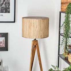 Bongal Lampadaire, Liseuse Écru, Noir, 1 lumière