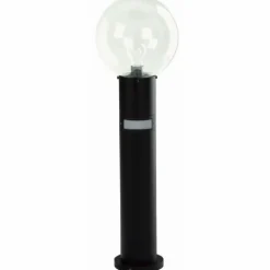 Borne d'éclairage Albert 2010 Noir, 1 lumière, Détecteur de mouvement