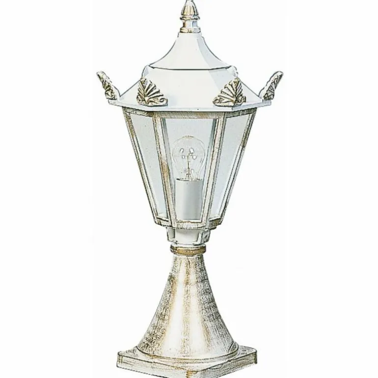 Borne d'éclairage Albert 533 Or, Blanc, 1 lumière