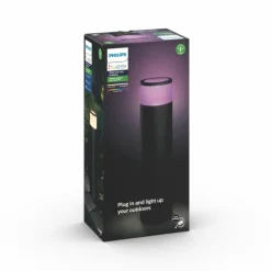 Borne d'éclairage, kit de base Philips Hue Ambiance White & Color Calla LED Noir, 1 lumière, Changeur de couleurs