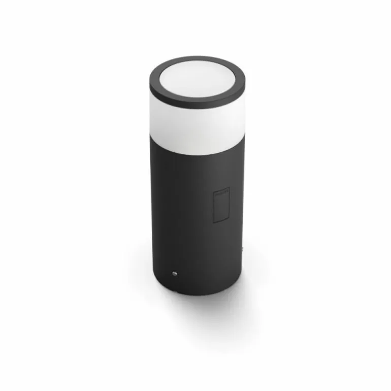 Borne d'éclairage, kit d'extension Philips Hue Ambiance White & Color Calla LED Noir, 1 lumière, Changeur de couleurs
