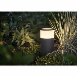 Borne d'éclairage, kit d'extension Philips Hue Ambiance White & Color Calla LED Noir, 1 lumière, Changeur de couleurs