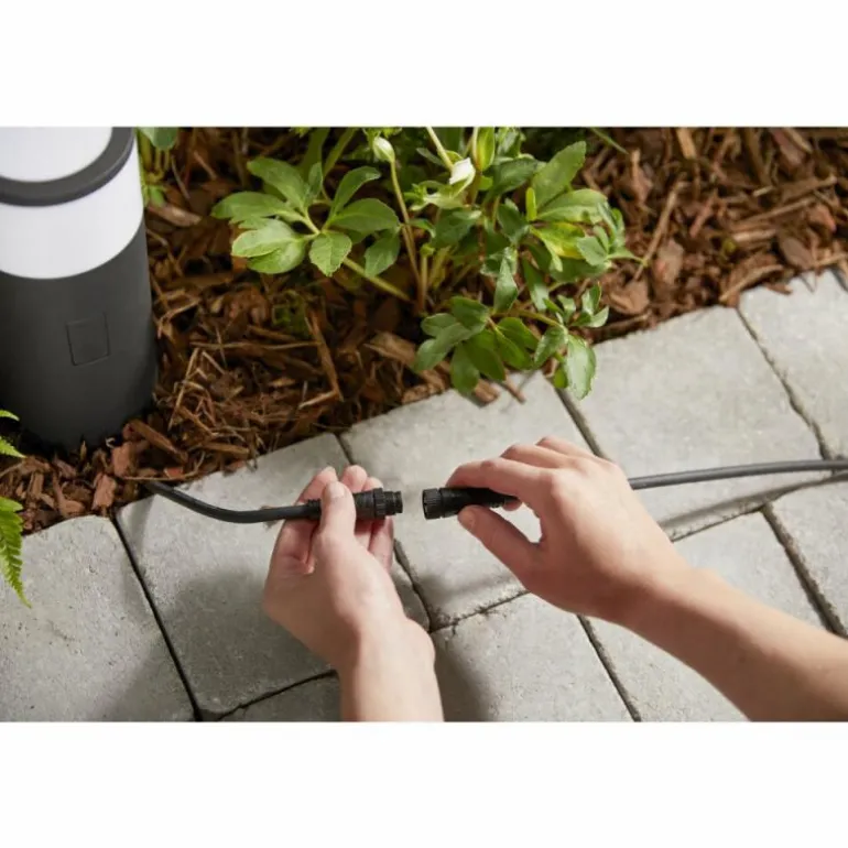 Borne d'éclairage, kit d'extension Philips Hue Ambiance White & Color Calla LED Noir, 1 lumière, Changeur de couleurs