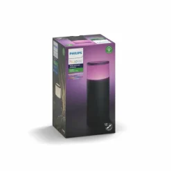 Borne d'éclairage, kit d'extension Philips Hue Ambiance White & Color Calla LED Noir, 1 lumière, Changeur de couleurs