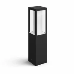 Borne d'éclairage, kit d'extension Philips Hue Ambiance White & Color Impress LED Noir, 1 lumière, Changeur de couleurs