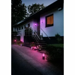 Borne d'éclairage, kit d'extension Philips Hue Ambiance White & Color Impress LED Noir, 1 lumière, Changeur de couleurs