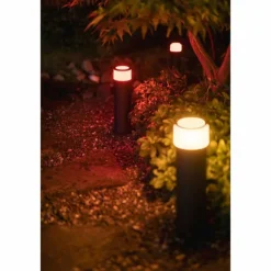 Borne d'éclairage, kit d'extension Philips Hue Ambiance White & Color Calla LED Noir, 1 lumière, Changeur de couleurs