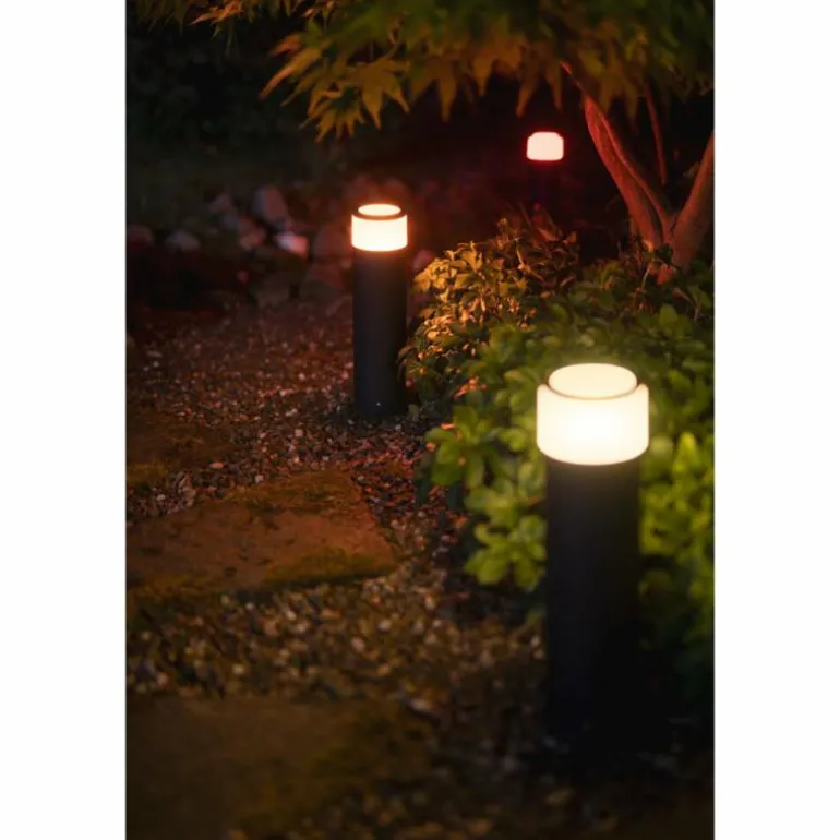 Borne d'éclairage, kit d'extension Philips Hue Ambiance White & Color Calla LED Noir, 1 lumière, Changeur de couleurs