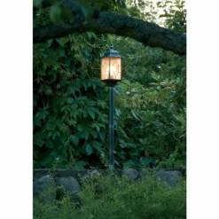 Borne d'éclairage Konstsmide Milano Noir, 1 lumière