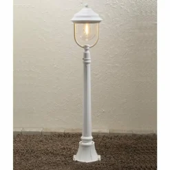 Borne d'éclairage Konstsmide Parma Blanc, 1 lumière