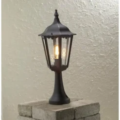 Borne d'éclairage Konstsmide Firenze Noir, 1 lumière