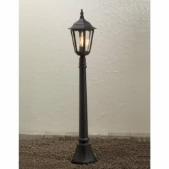 Borne d'éclairage Konstsmide Firenze Noir, 1 lumière