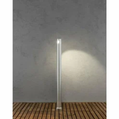 Borne d'éclairage Konstsmide Monza LED Aluminium, 2 lumières