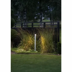 Borne d'éclairage Konstsmide Monza LED Aluminium, 2 lumières