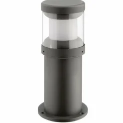 Borne d'éclairage LCD Illertissen Noir, 1 lumière