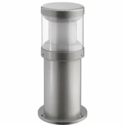 Borne d'éclairage LCD Illertissen Argenté, 1 lumière