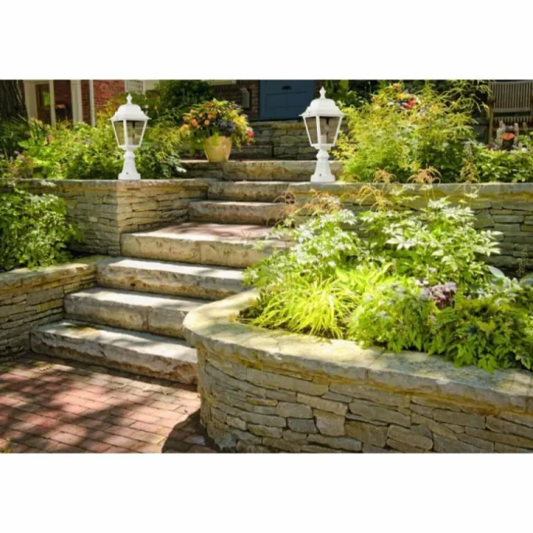 Borne d'éclairage LCD Lennestadt Blanc, 1 lumière