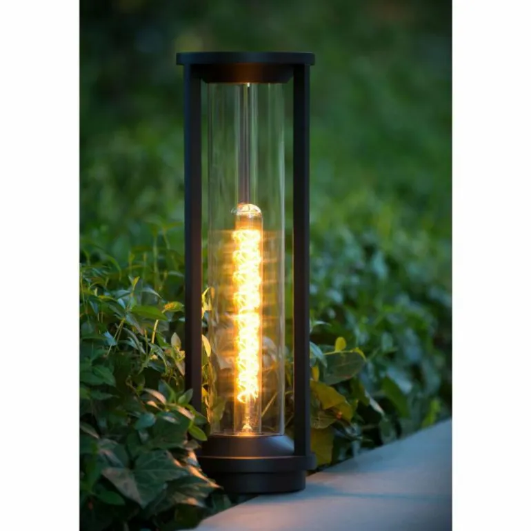 Borne d'éclairage Lucide CADIX Noir, 1 lumière