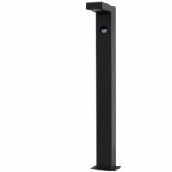 Borne d'éclairage Lucide TEXAS-IR LED Noir, 1 lumière