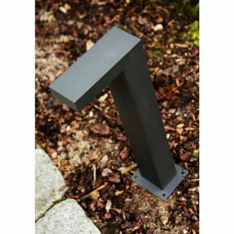 Borne d'éclairage Lucide TEXAS LED Noir, 1 lumière