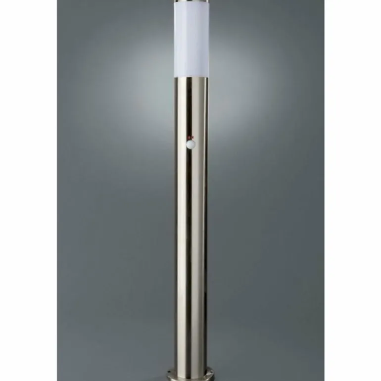 Borne d'éclairage Massive myGarden UTRECHT Acier inoxydable, 1 lumière, Détecteur de mouvement