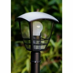 Borne d'éclairage Philips myGarden CREEK Noir, Transparent, 1 lumière