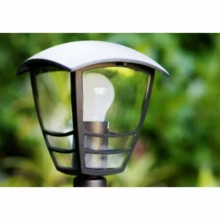 Borne d'éclairage Philips myGarden CREEK Noir, Transparent, 1 lumière