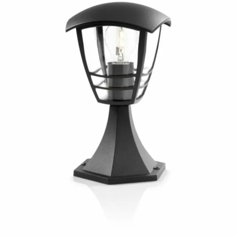 Borne d'éclairage Philips myGarden CREEK Noir, 1 lumière