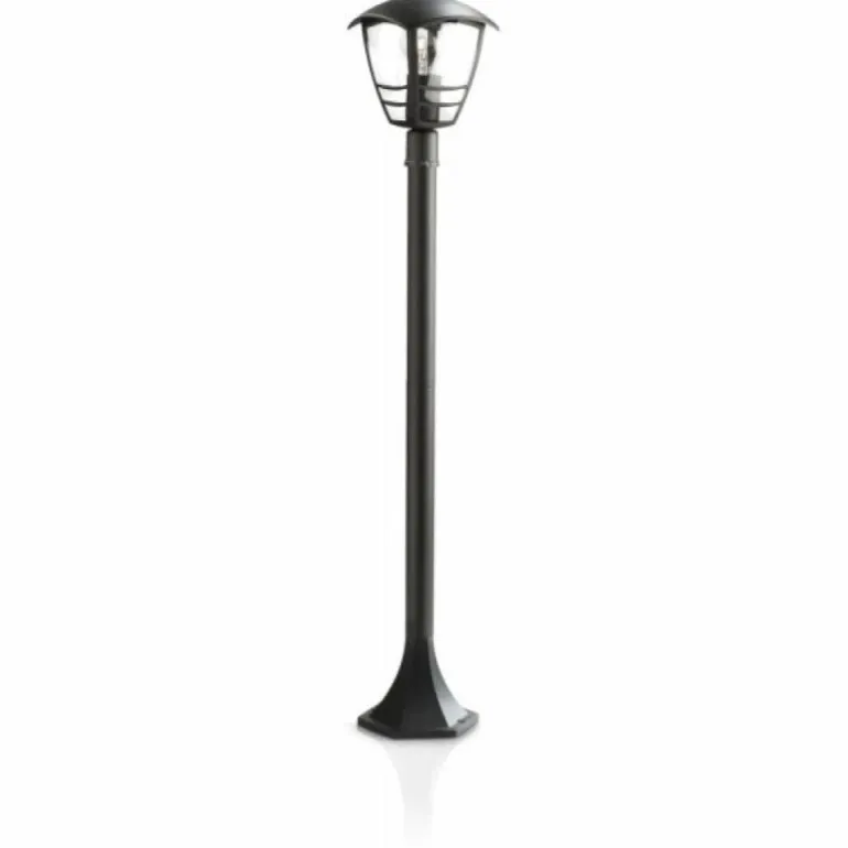 Borne d'éclairage Philips myGarden CREEK Noir, 1 lumière