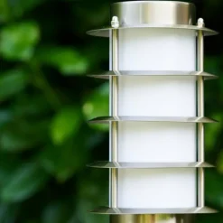 Borne d'éclairage Tunes Acier inoxydable, 1 lumière