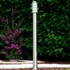 Borne d'éclairage Tunes Acier inoxydable, 1 lumière