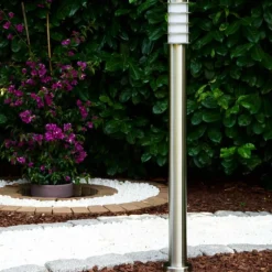 Borne d'éclairage Tunes Acier inoxydable, 1 lumière