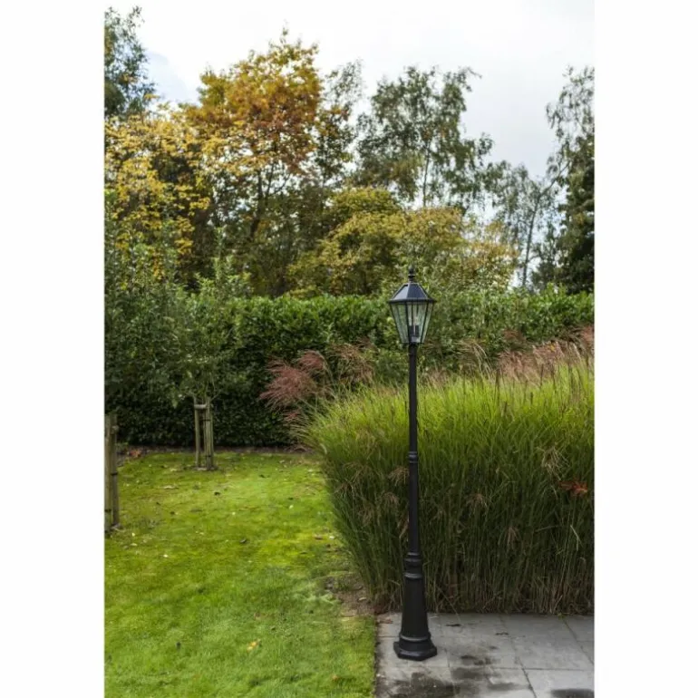 Borne d'extérieur Lutec London LED Noir, 3 lumières