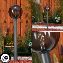 Borne lumineuse Bostarenga Anthracite, 1 lumière