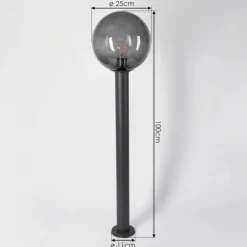Borne lumineuse Bostarenga Anthracite, 1 lumière