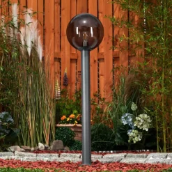 Borne lumineuse Bostarenga Anthracite, 1 lumière