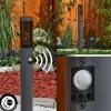 Borne lumineuse Gaborone Anthracite, 1 lumière, Détecteur de mouvement