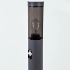 Borne lumineuse Gaborone Anthracite, 1 lumière, Détecteur de mouvement