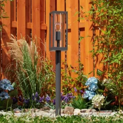 Borne lumineuse Oiba Anthracite, 1 lumière