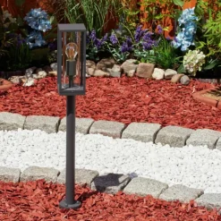 Borne lumineuse Oiba Anthracite, 1 lumière