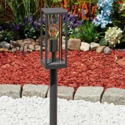 Borne lumineuse Oiba Anthracite, 1 lumière