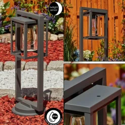 Borne lumineuse Parkkola Anthracite, 1 lumière