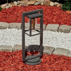 Borne lumineuse Parkkola Anthracite, 1 lumière