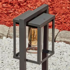 Borne lumineuse Parkkola Anthracite, 1 lumière