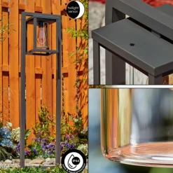 Borne lumineuse Parkkola Anthracite, 1 lumière