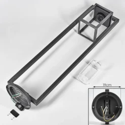 Borne lumineuse Parkkola Anthracite, 1 lumière