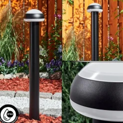 Borne lumineuse Vinara LED Noir, 1 lumière